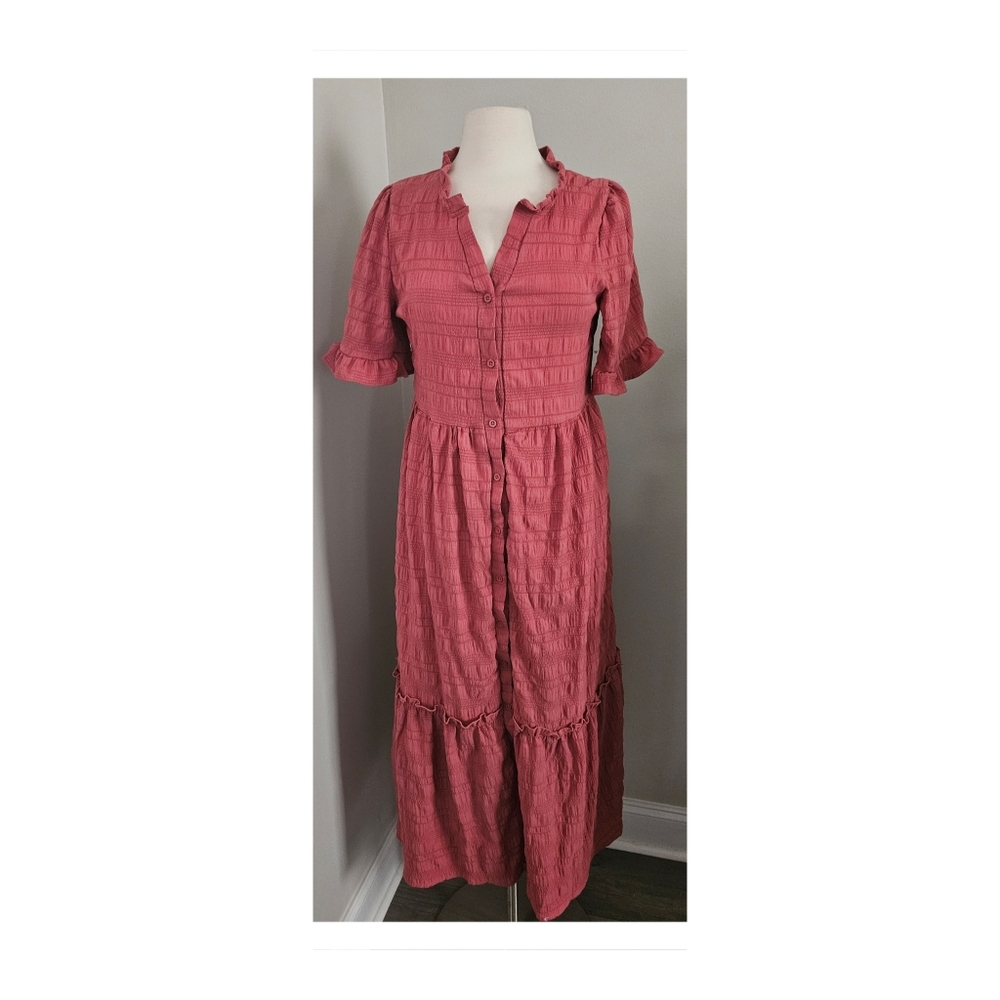 The LINE of Style Tiered Maxi Dress Medium